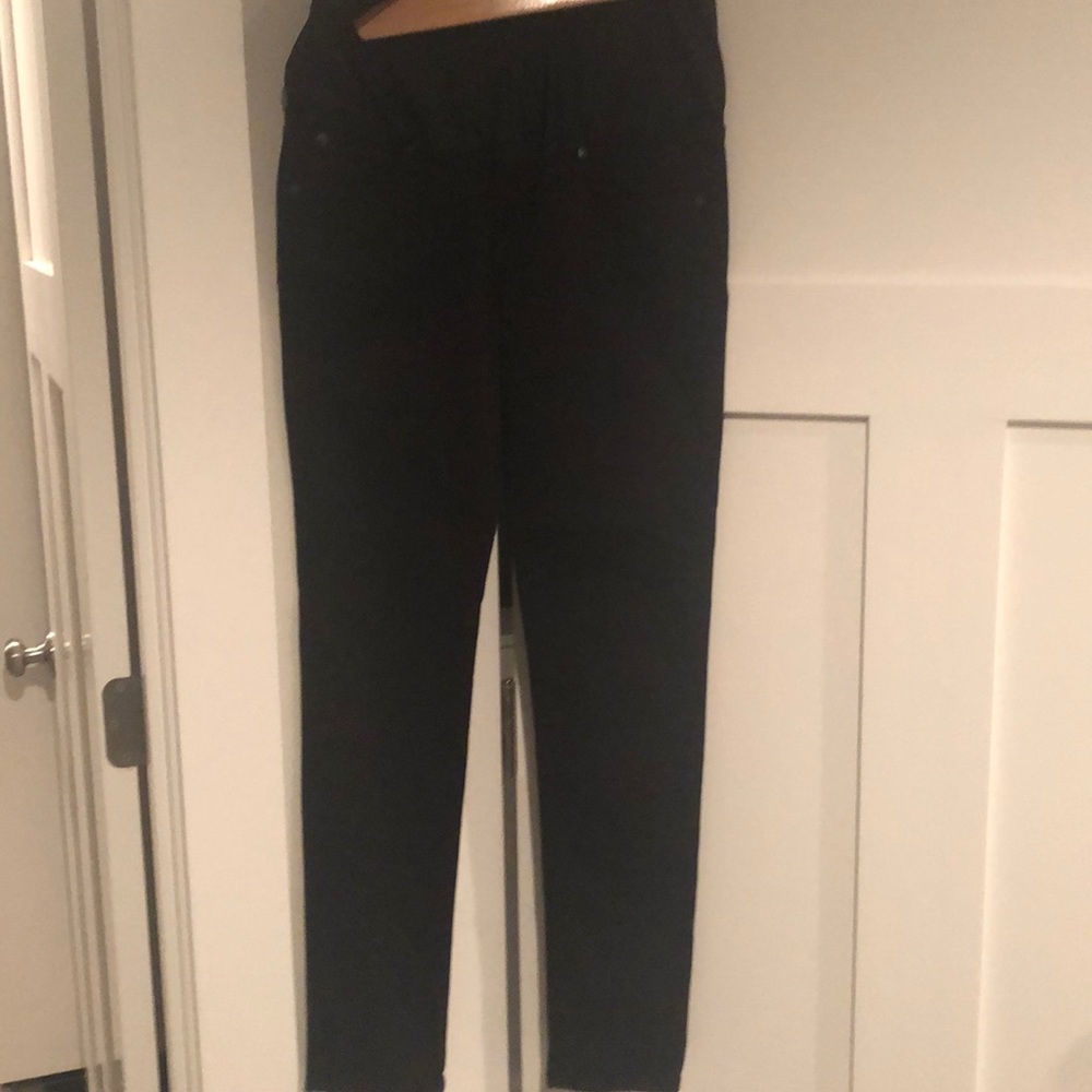James jeans maternity black denim